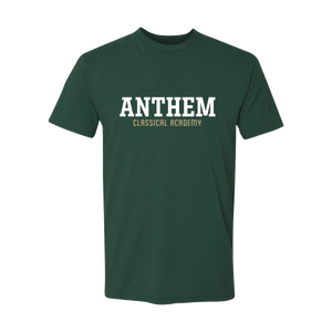 Anthem Athletic tee in forest green, adult