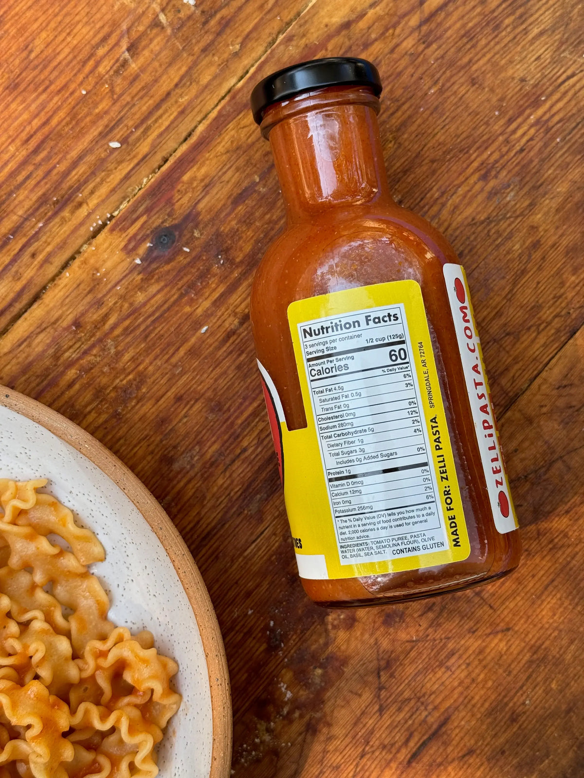 Zelli Pasta Tomato Sauce