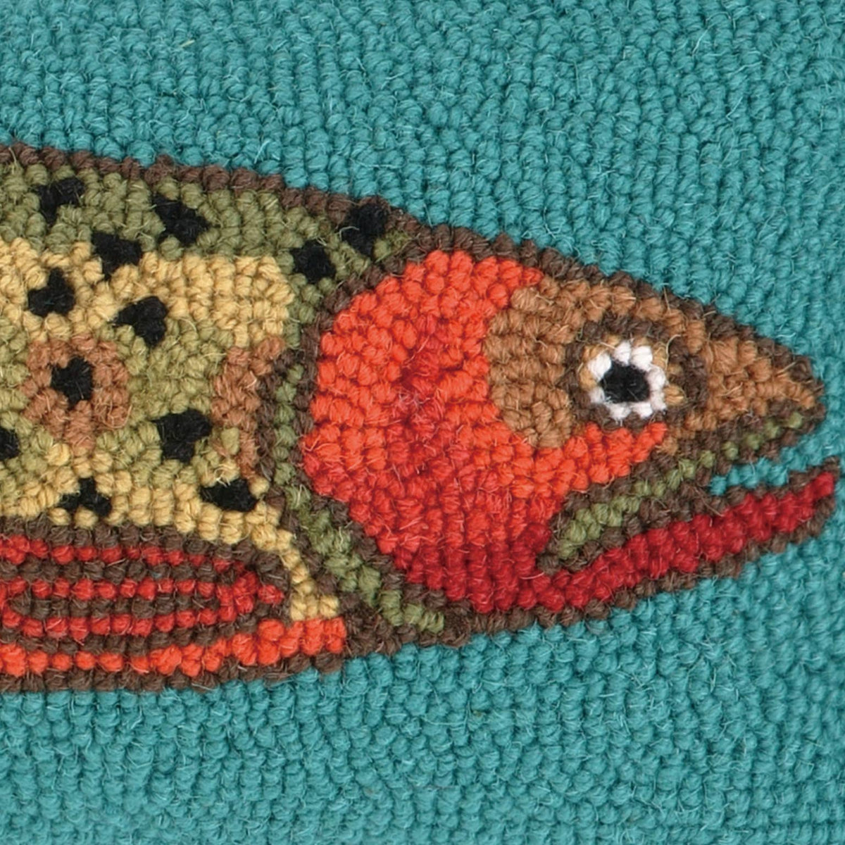 Trout Right Hook Pillow - Suzanne Nicoll