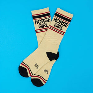 Horse Girl Gym Crew Socks