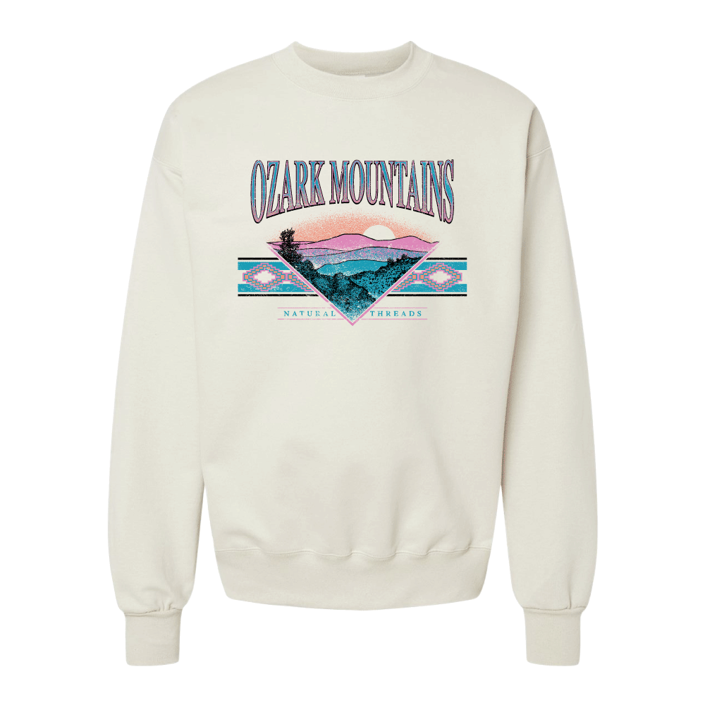 Old School Ozarks - Sweatshirt (Sand) - Natural Threads Old School Ozarks - Sweatshirt (Sand) - Natural Threads
