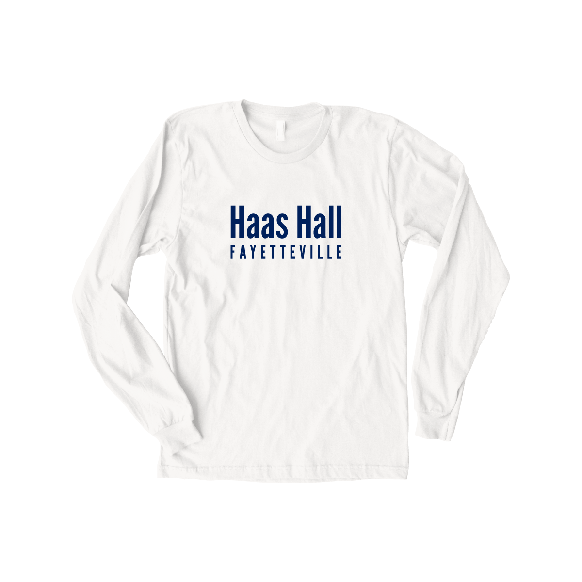 Haas Hall - Long Sleeve Tee - White
