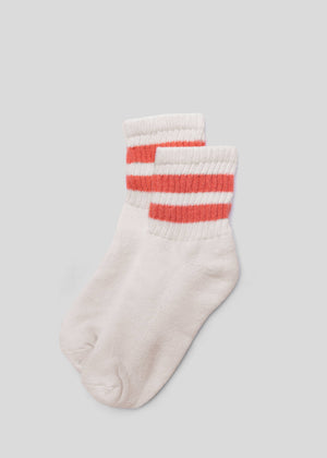 The Mono Stripe Quarter Crew Sock