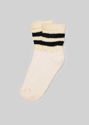 The Mono Stripe Quarter Crew Sock