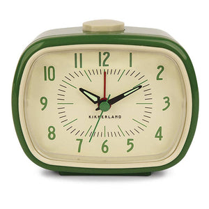 Retro Alarm Clock + Green