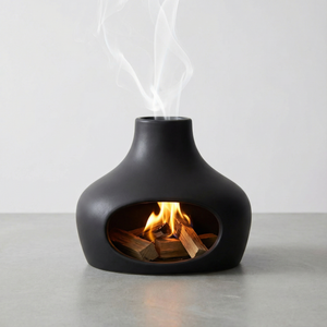 Palo Santo and Sage Chimney Burner | Heat-Resistant Ceramic