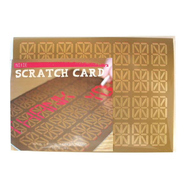 Nixie Scratch Card | Scratch away to create own message card - Natural ...