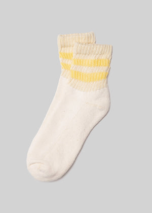 The Mono Stripe Quarter Crew Sock