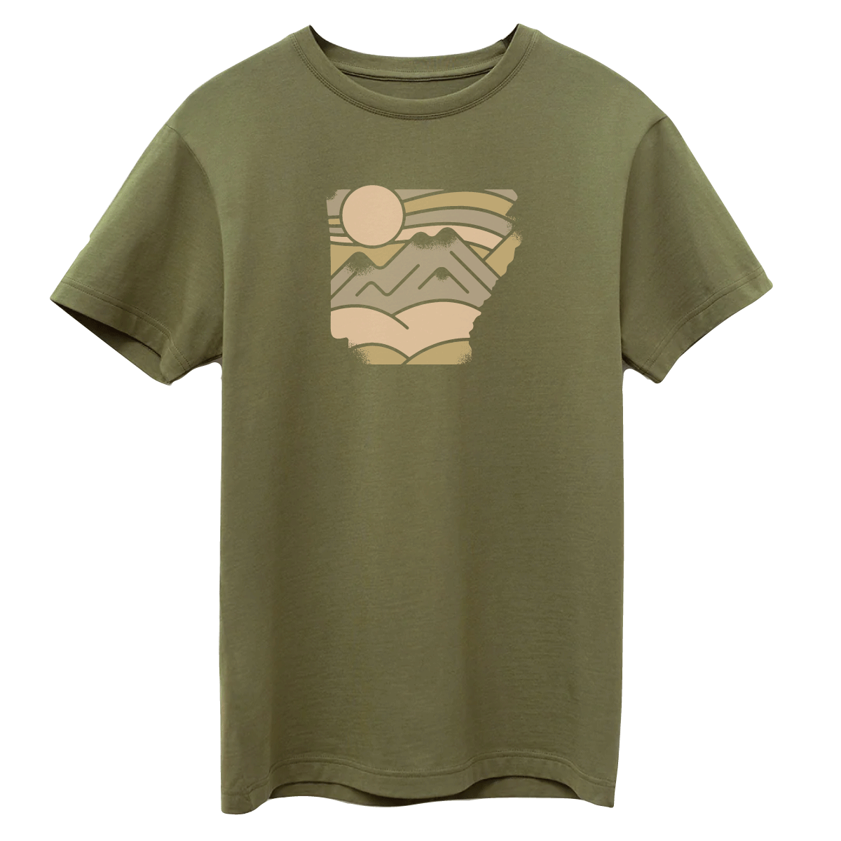 State Hills Supima® Tee - Dark Olive