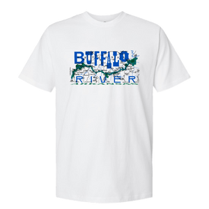 Buffalo River Map (White)