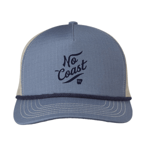 No Coast Trucker Hat - Denim/Tan