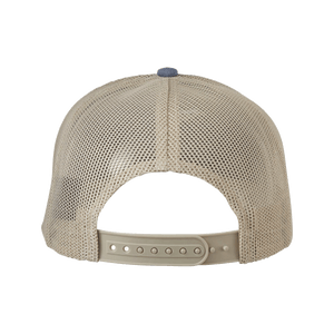 No Coast Trucker Hat - Denim/Tan