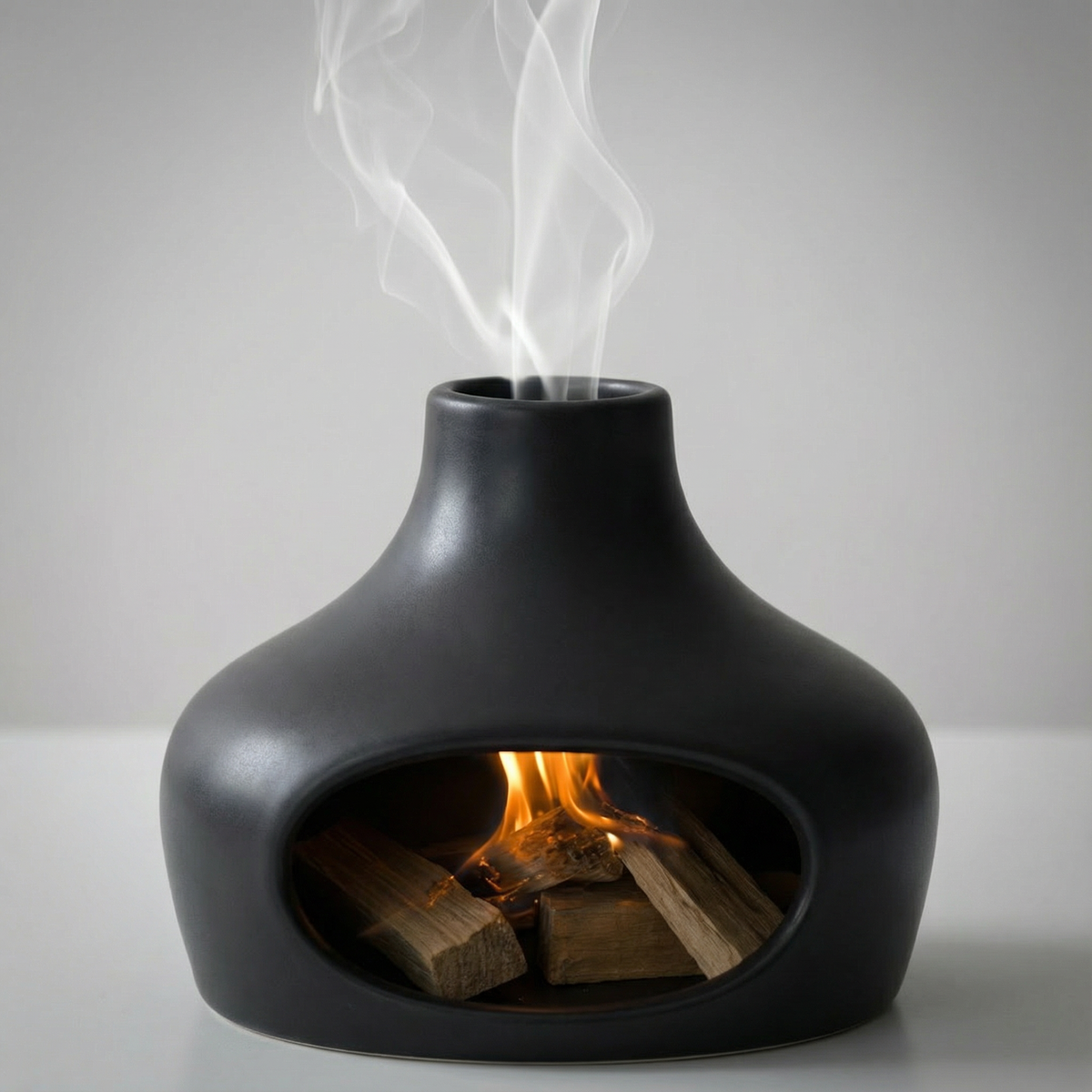 Palo Santo and Sage Chimney Burner | Heat-Resistant Ceramic