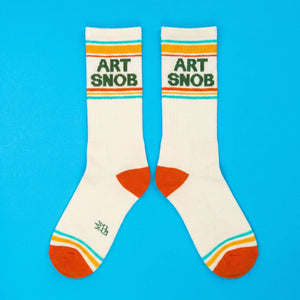 Art Snob Gym Crew Socks